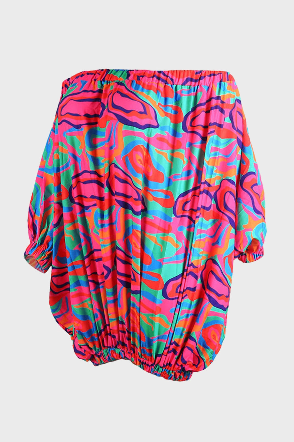 Off The Shoulder- Bubble Mini Dress Lavish Daily