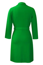 Pleated Patchwork Midi Blazer Dress Lavish Daily