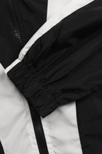 Color-Block Windbreaker & Wide-Leg Set Lavish Daily