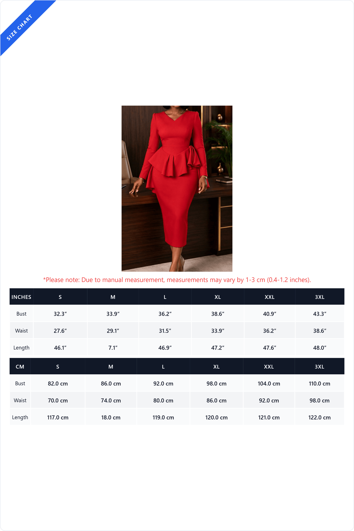 V Neck Peplum Ruffle Pencil Midi Dress Lavish Daily