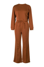 Cropped Sweatshirt and Wide Leg Tracksuit LavishDaily