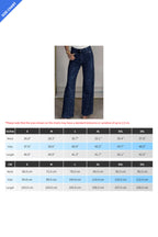 Wide-Leg High-Waist Rhinestone Jeans Lavish Daily