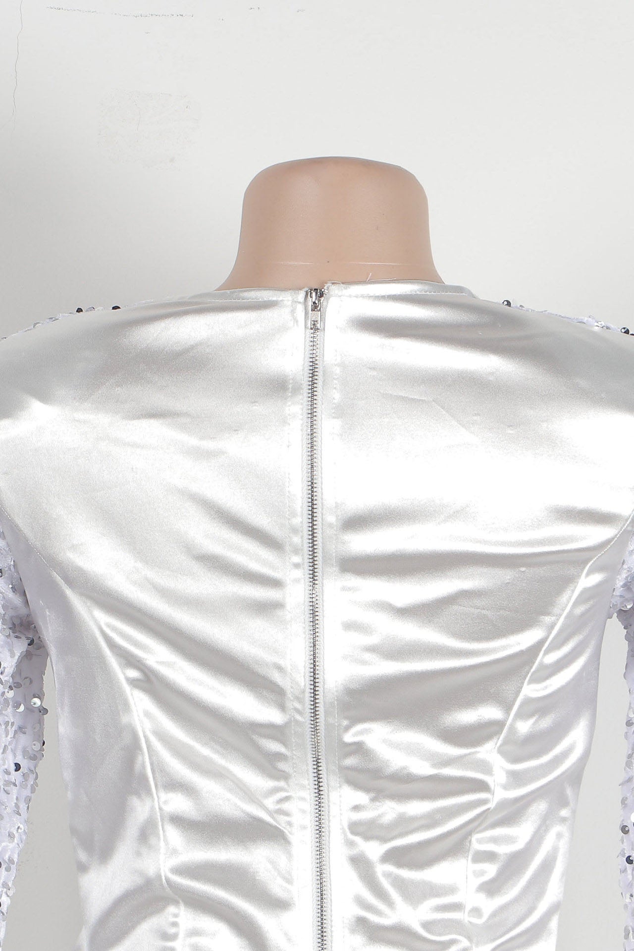 Split Square Cut Collar Stretch Sequin Dress Lavish Daily