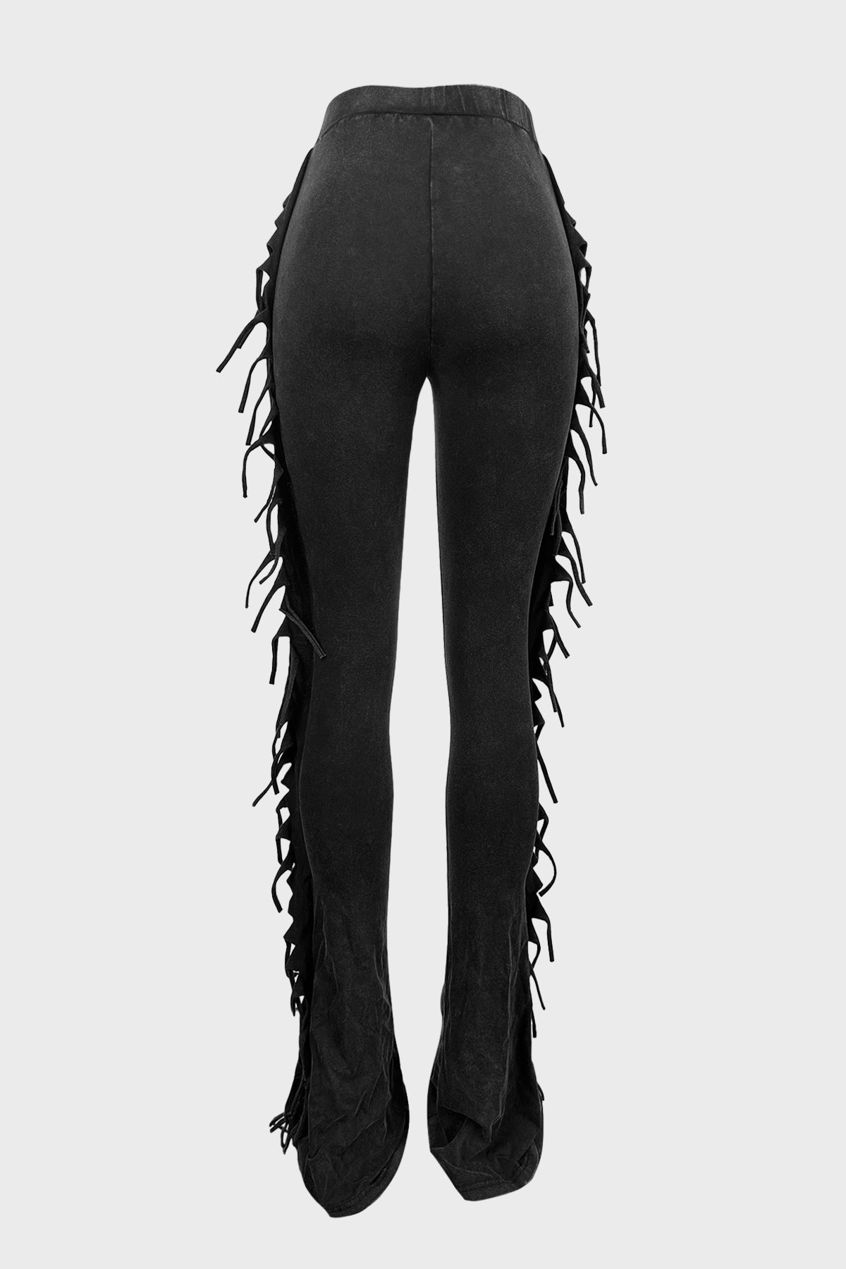 Wash Fringe Pants Lavish Daily