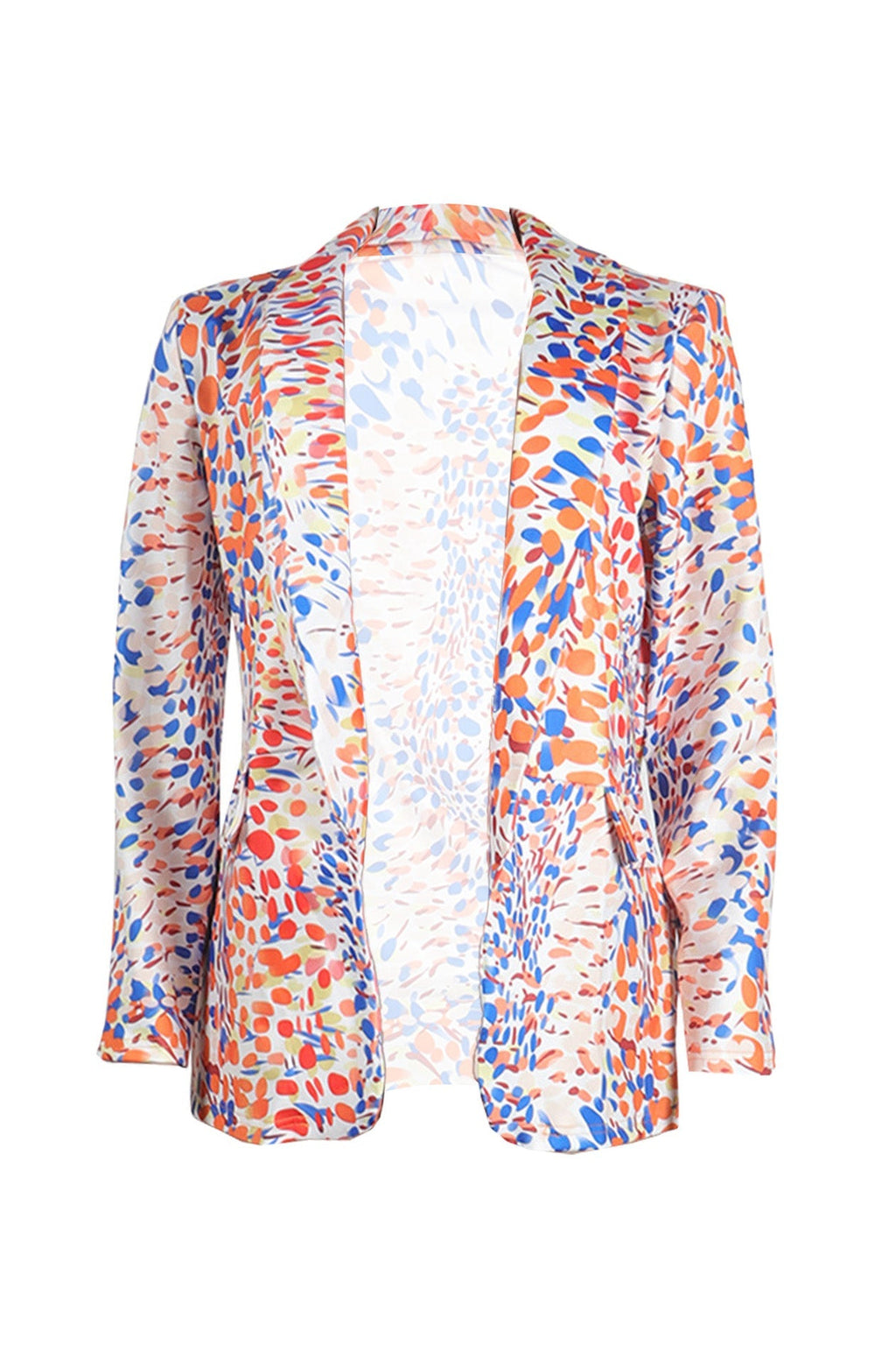 Fitted Long Sleeve Blazer Coat Lavish Daily