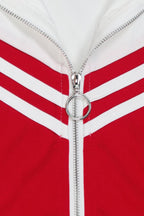 Colorblock Stripe Sleeveless Activewear Set Lavish Daily