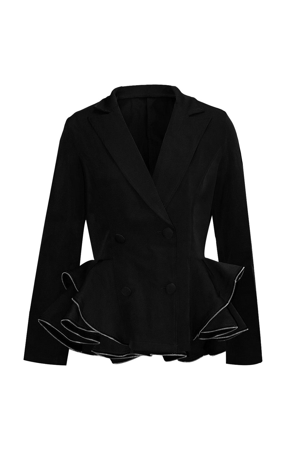 Double-Breasted Blazer Coat Lavish Daily