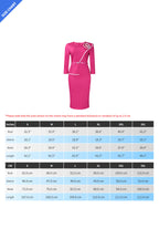 Elegant OL Bodycon Pencil Dress for Office Ladies Lavish Daily