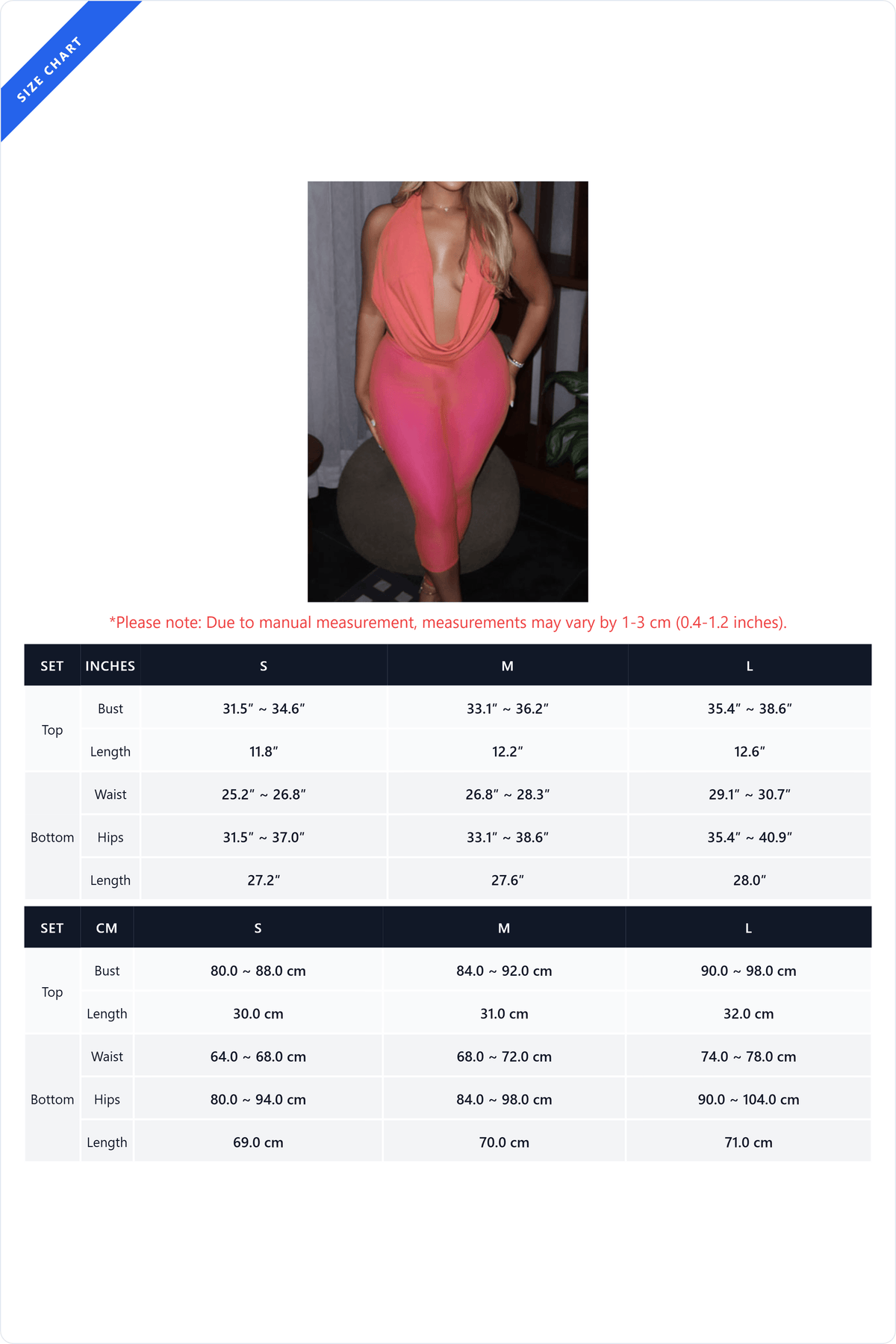 Plunging Halter Capri Set Lavish Daily