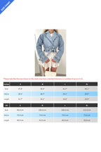 Cropped Denim Trench Jacket Lavish Daily