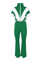Elastic Waist Colorblock Sport 2-Piece Set Lavish Daily