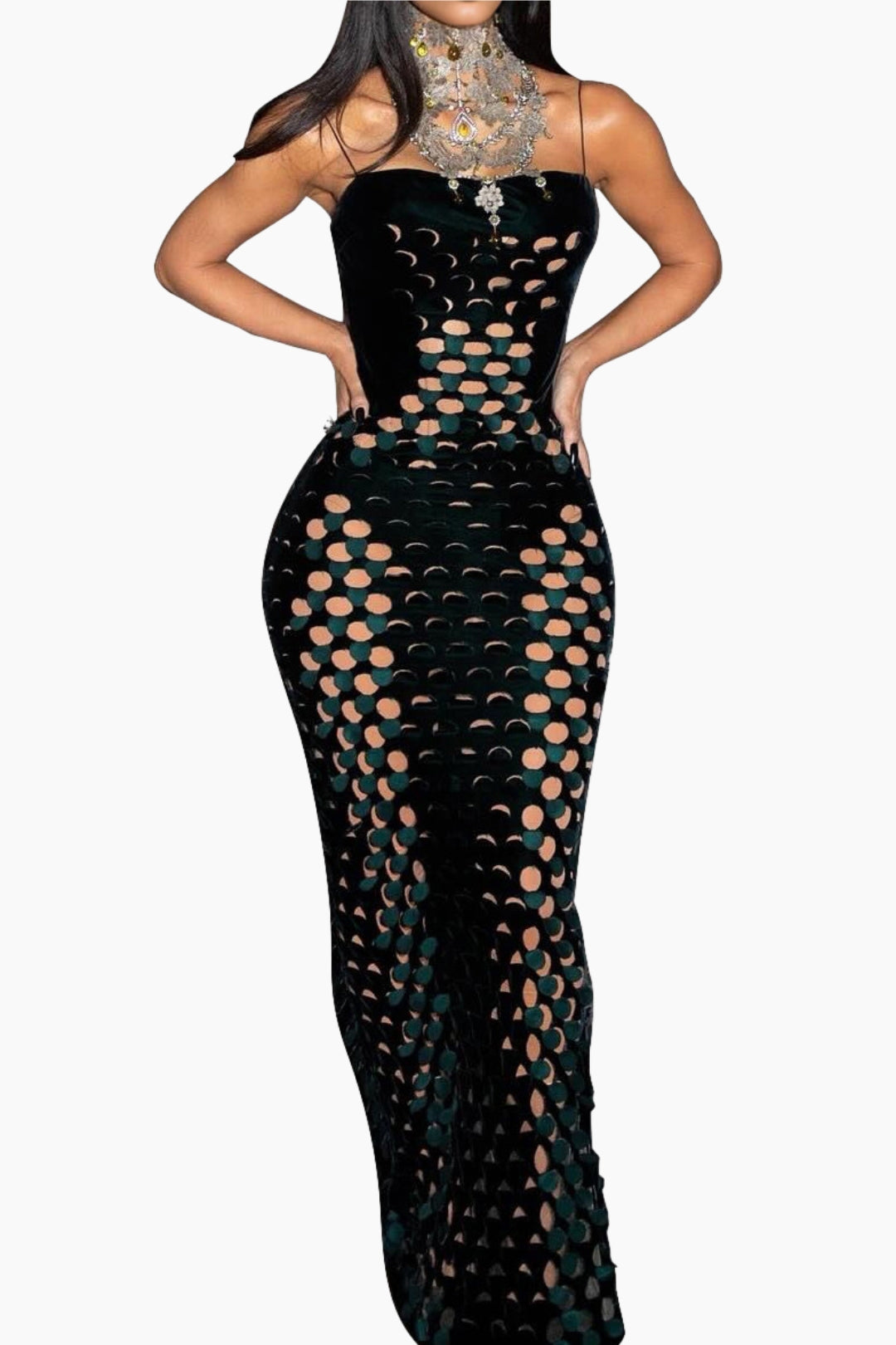 Circular Cutouts Bodycon Dresses Lavish Daily