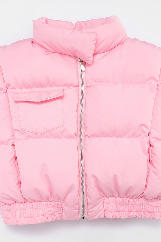 Stand Collar Padded Jacket Lavish Daily