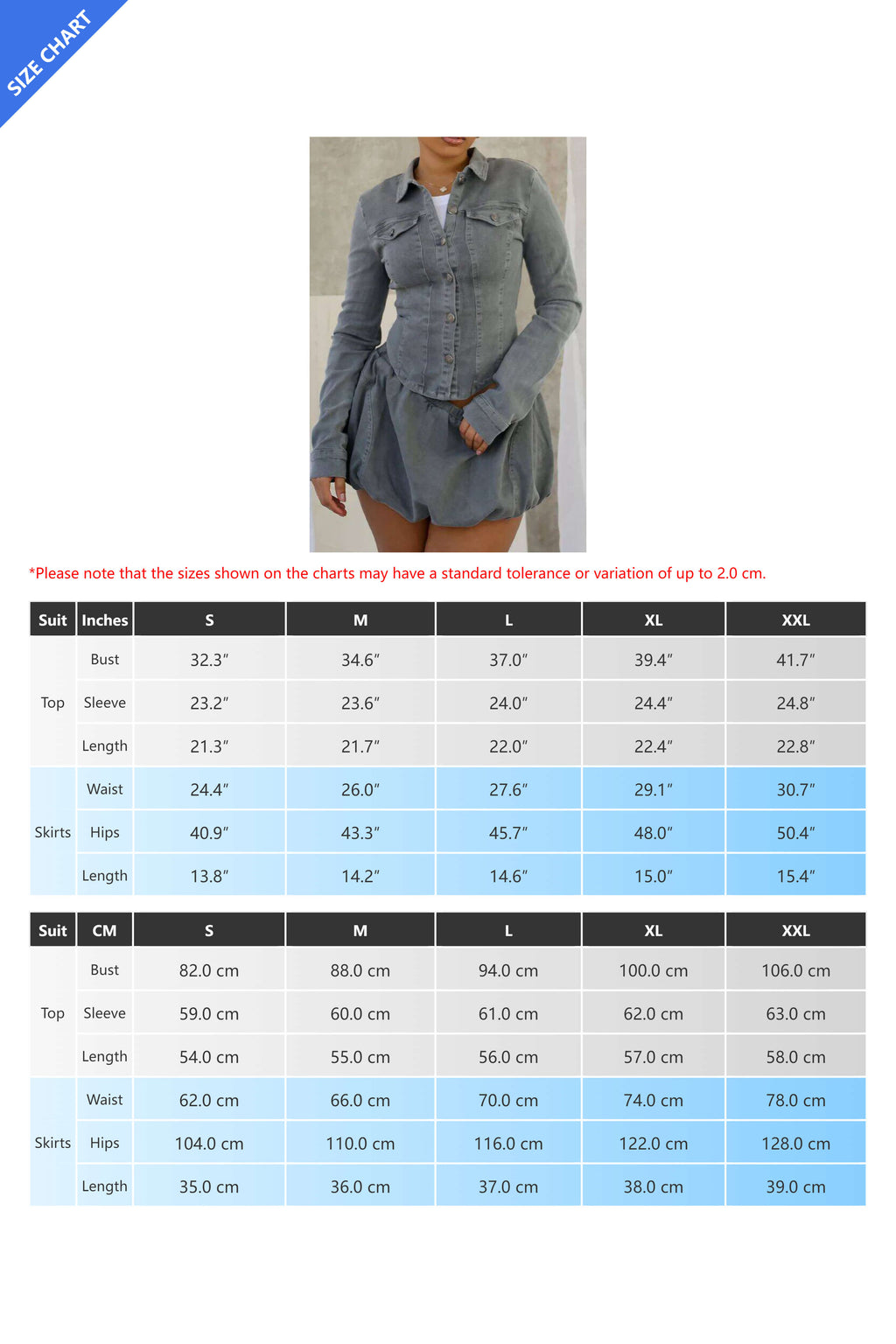 Denim Pleated Mini Skirt Sets Lavish Daily