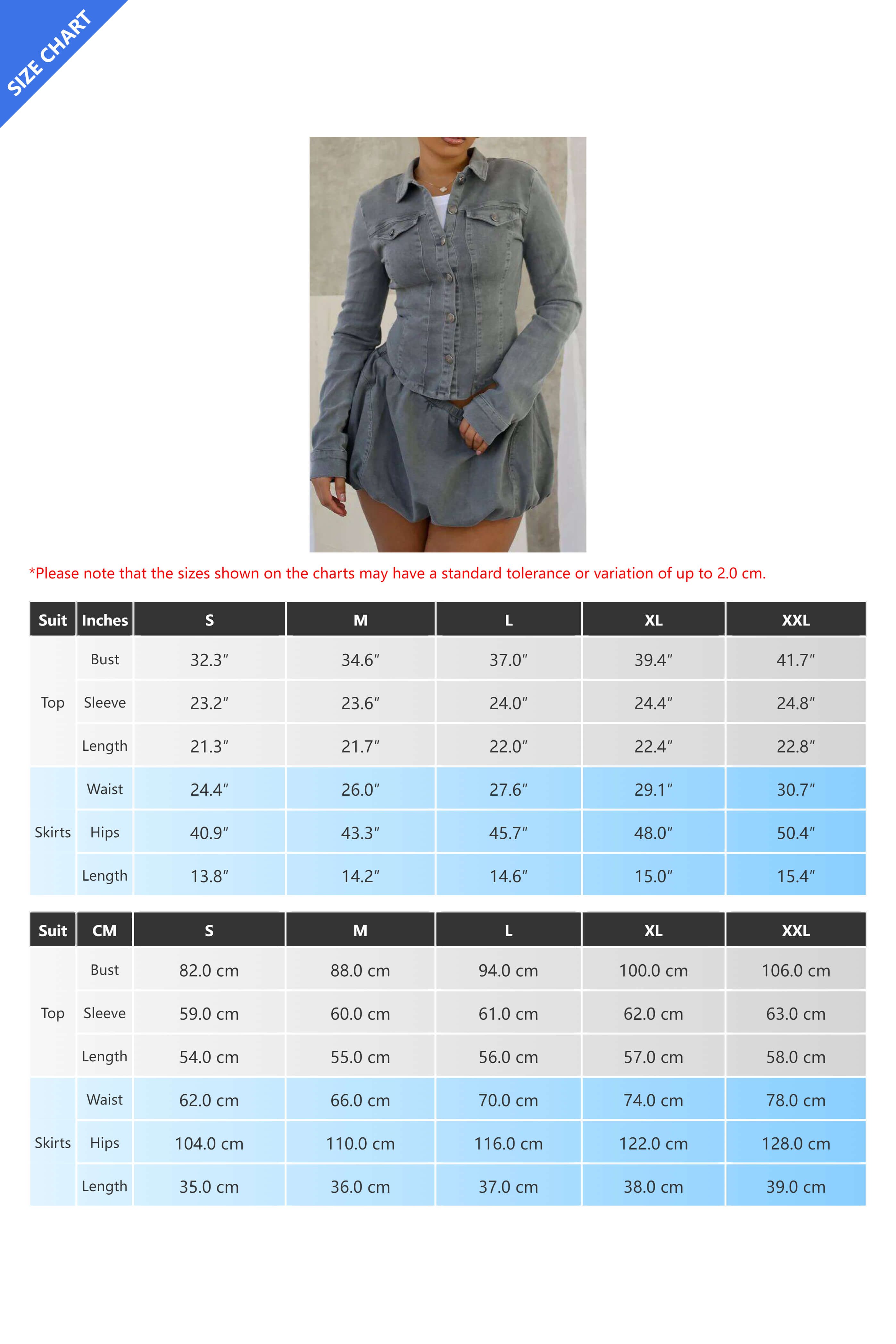 Denim Pleated Mini Skirt Sets Lavish Daily