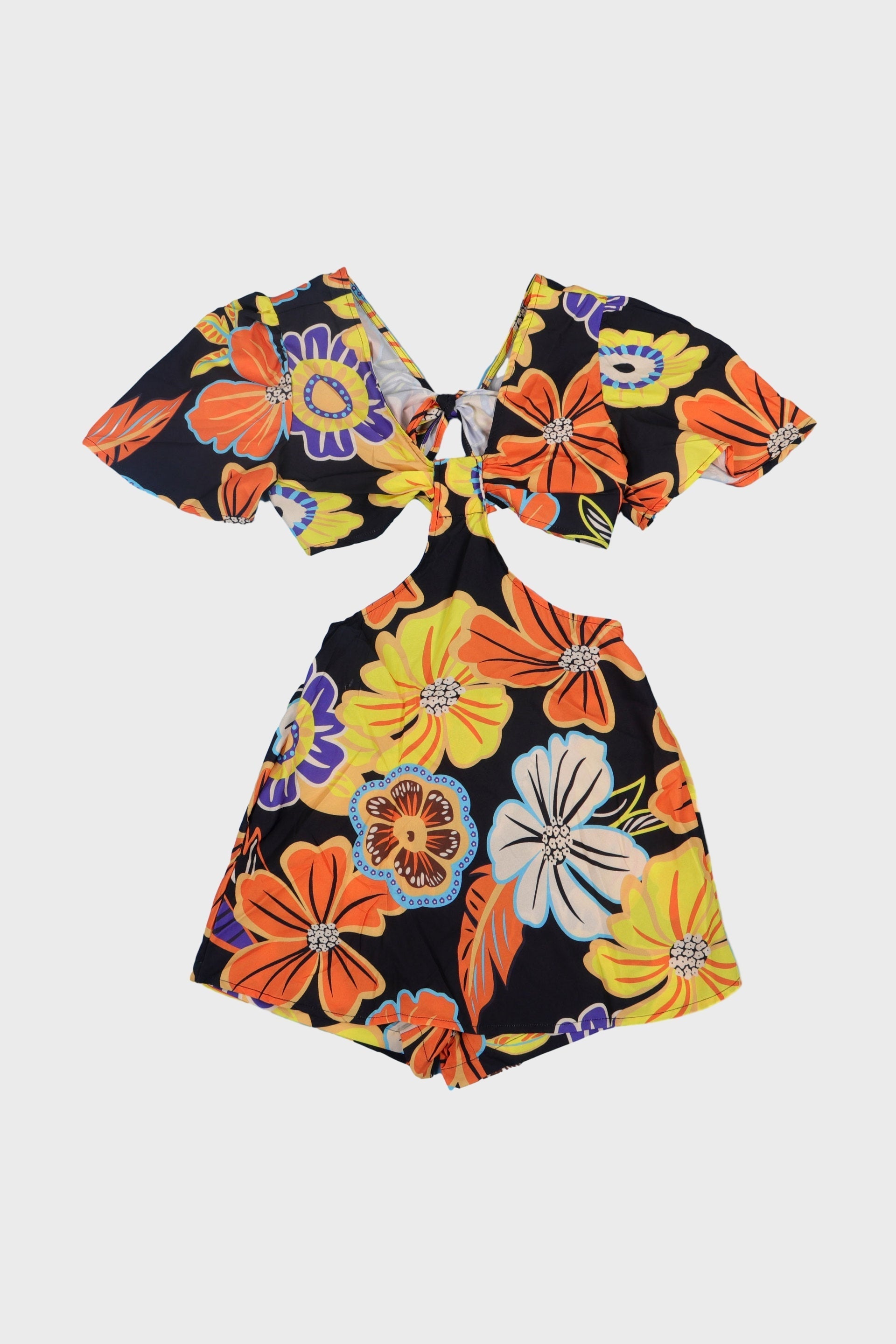 Printed Romper Dress Lavish Daily