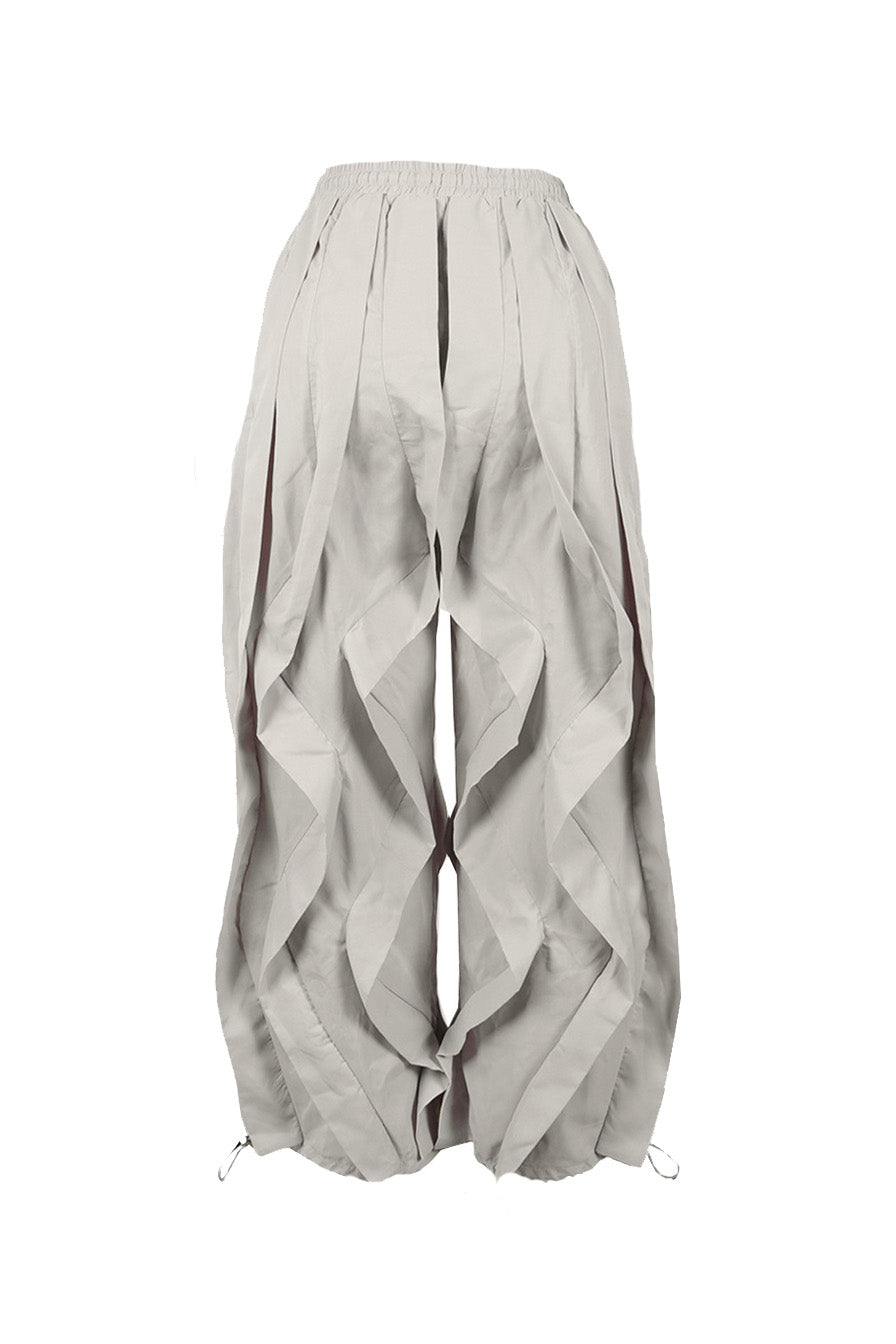 Patchwork Cargo Lantern Jogger Pants Lavish Daily