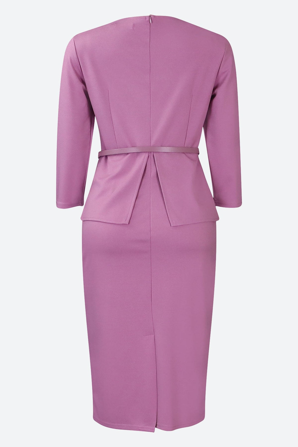 3/4 Sleeve Bodycon Work Dress Lavish Daily