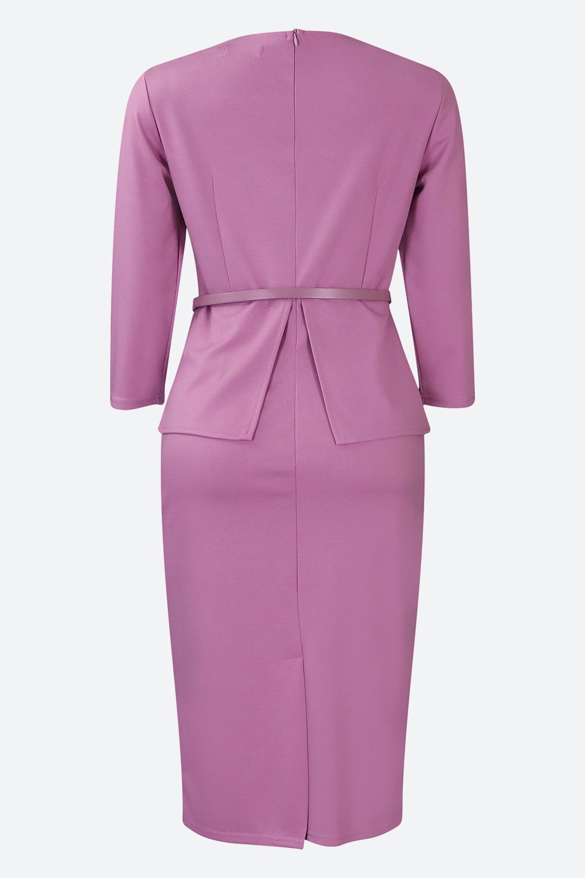 3/4 Sleeve Bodycon Work Dress Lavish Daily