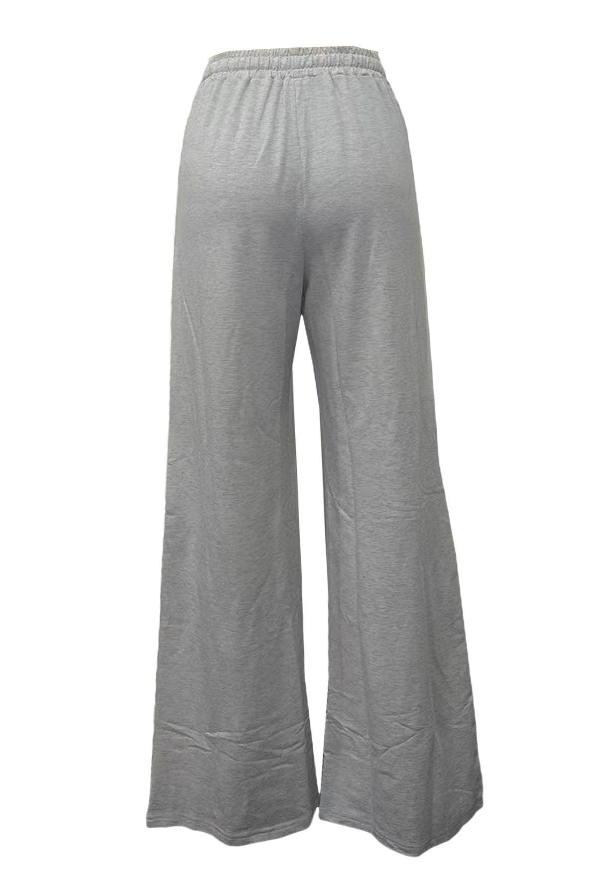 Striped Sweatpants Drawstring Straight Leg Pants Lavish Daily