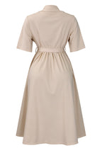 V Neck Suit Collar Office Lady Dress Lavish Daily