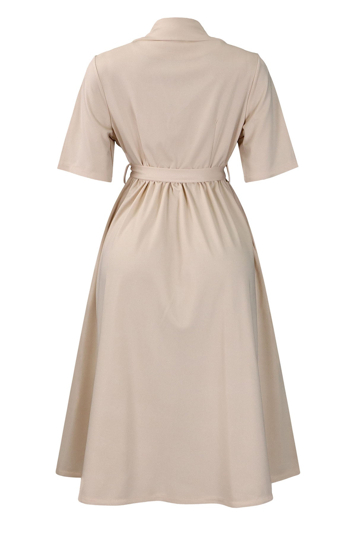 V Neck Suit Collar Office Lady Dress Lavish Daily