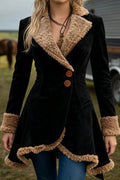 Retro Plush Casual Jacket LavishDaily