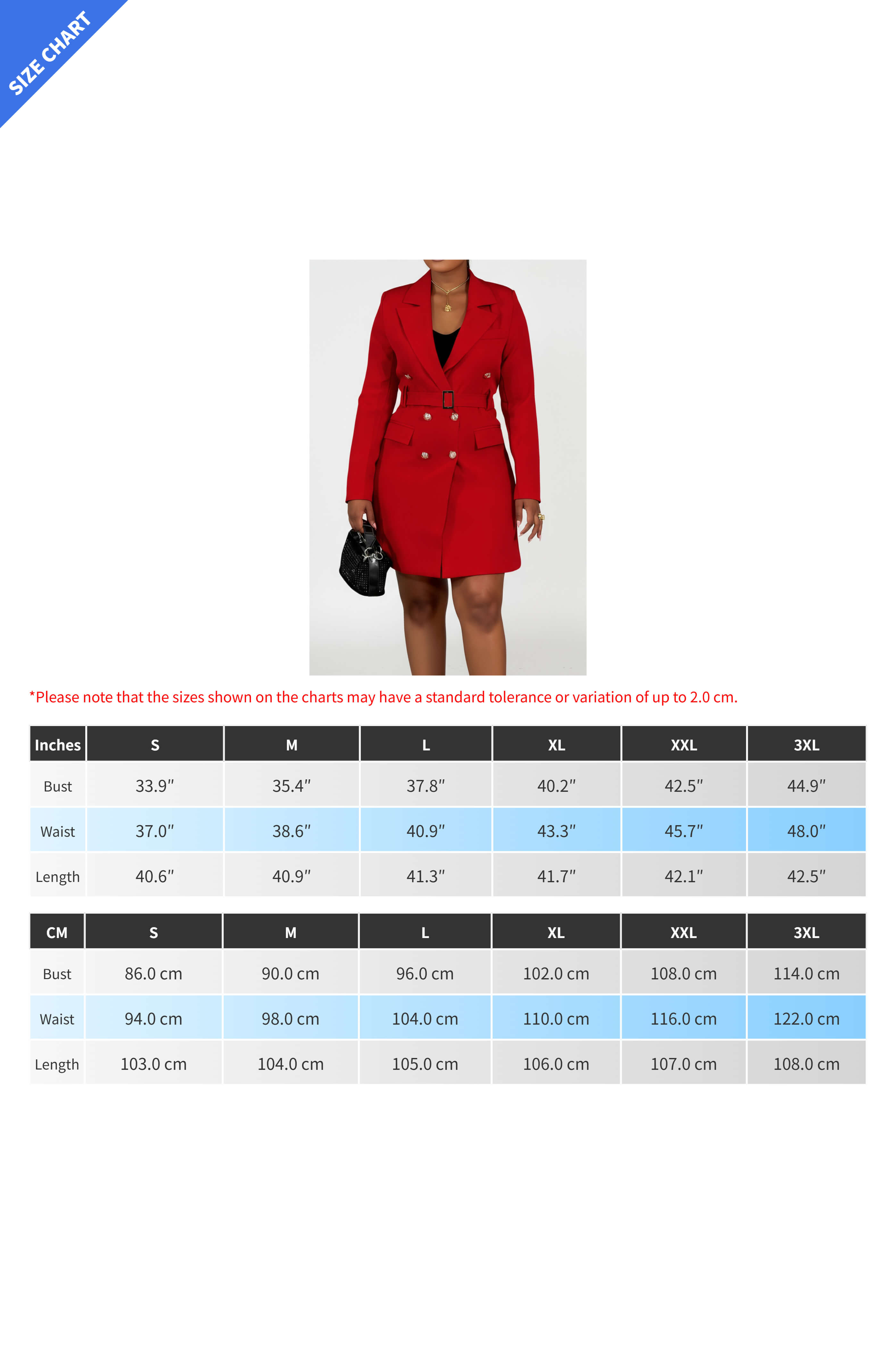 Long Sleeve Double-Breasted Blazer Dress Lavish Daily