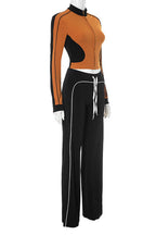 Stand Collar Slim Fit Sport Shorts Set Lavish Daily