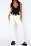 Low Rise Wide Leg Jeans Lavish Daily
