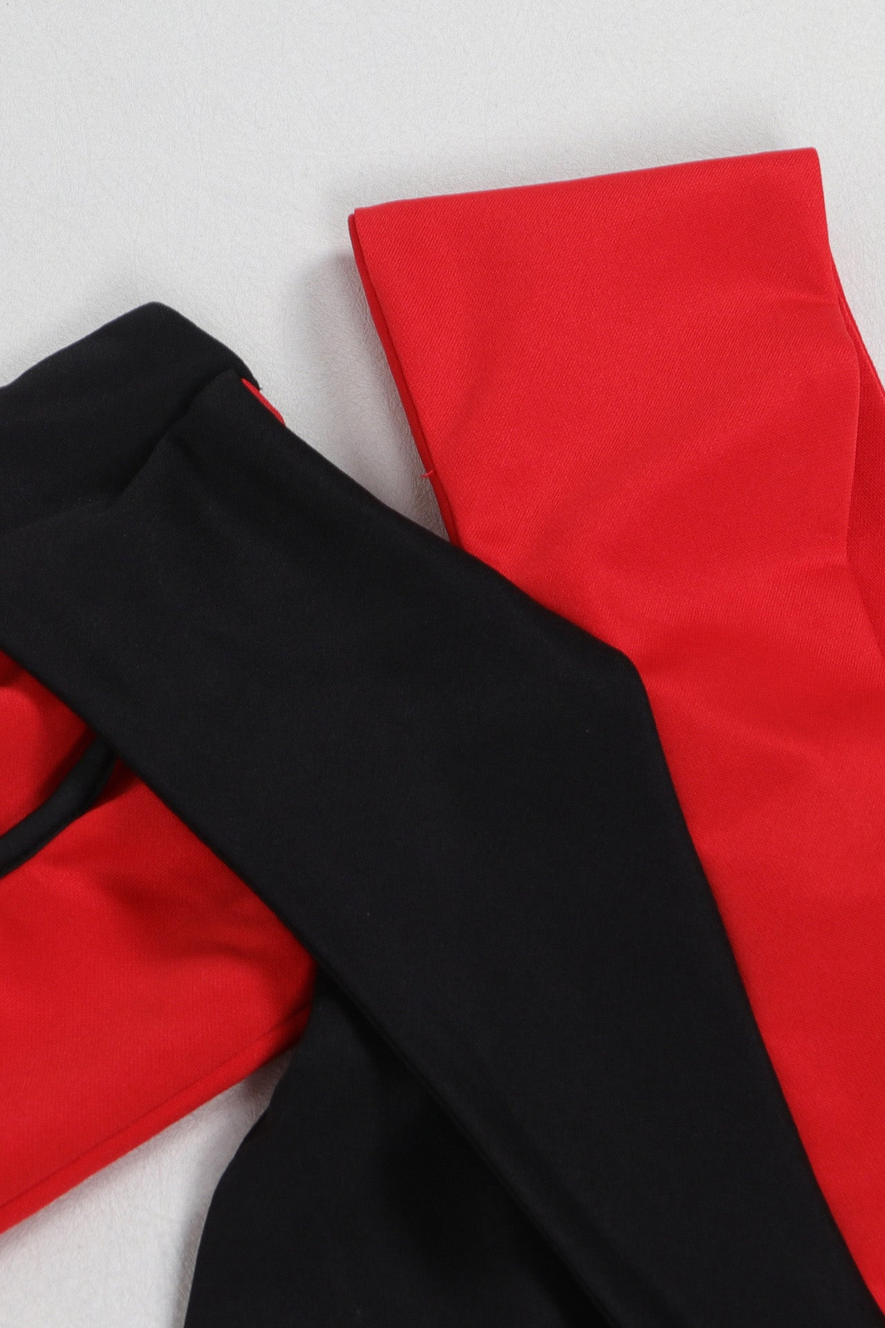 Asymmetrical Color Block Bodycon Dress Lavish Daily