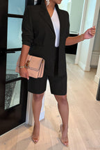 Casual Blazer and Shorts Set Lavish Daily