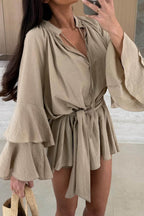 Ruffles Mini Dress Lavish Daily