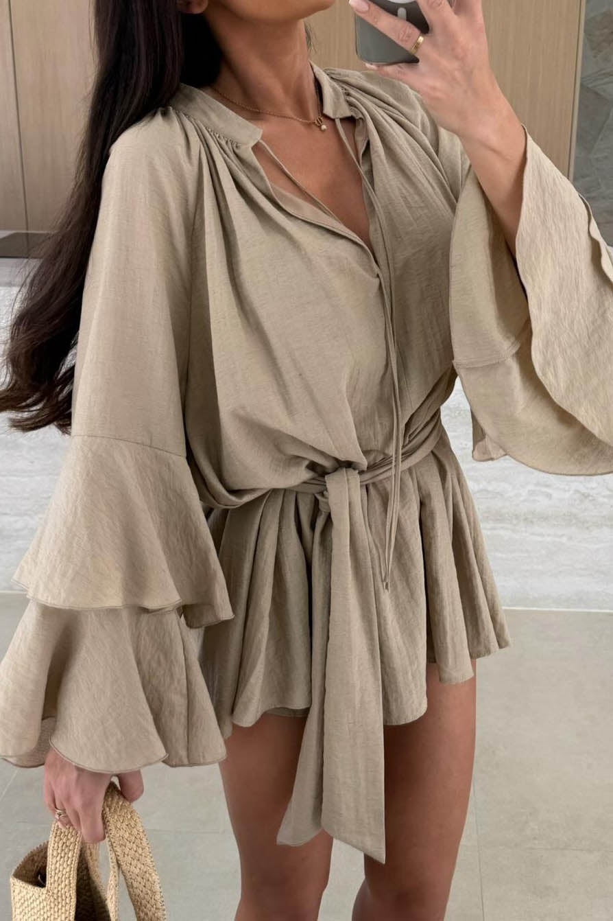 Ruffles Mini Dress Lavish Daily