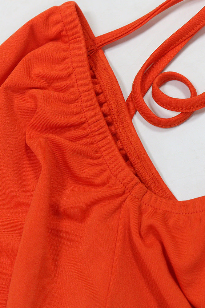 Long Sleeve Top and Printed Wide Leg Pants Set Lavish Daily