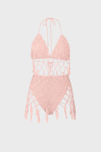 Crochet Beach Sexy Tassel Dress Lavish Daily