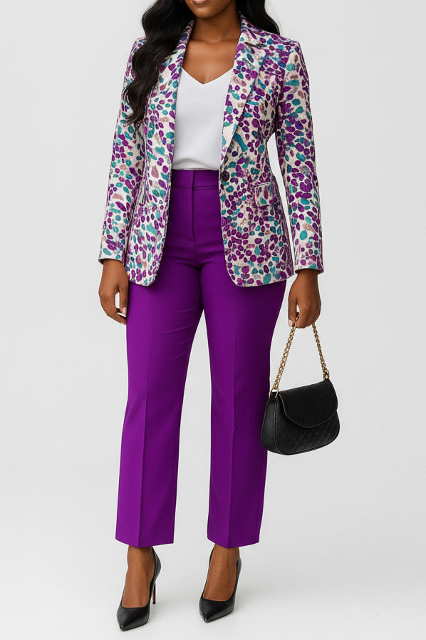 Women’s Slim Fit Blazer & Pants Set Lavish Daily
