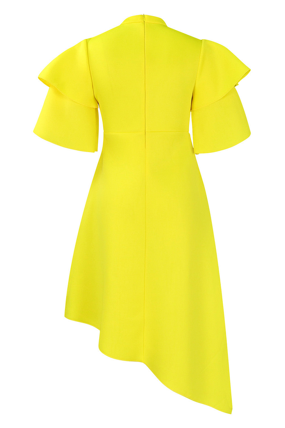 Double-Layer Ruffled Sleeve Dress Lavish Daily