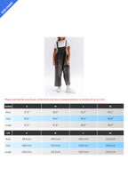 Loose Fit Distressed Denim Overalls Lavish Daily