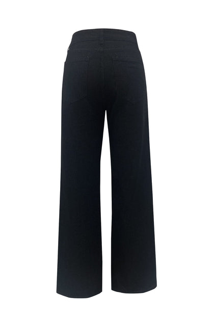 Straight Leg Long Jeans Lavish Daily