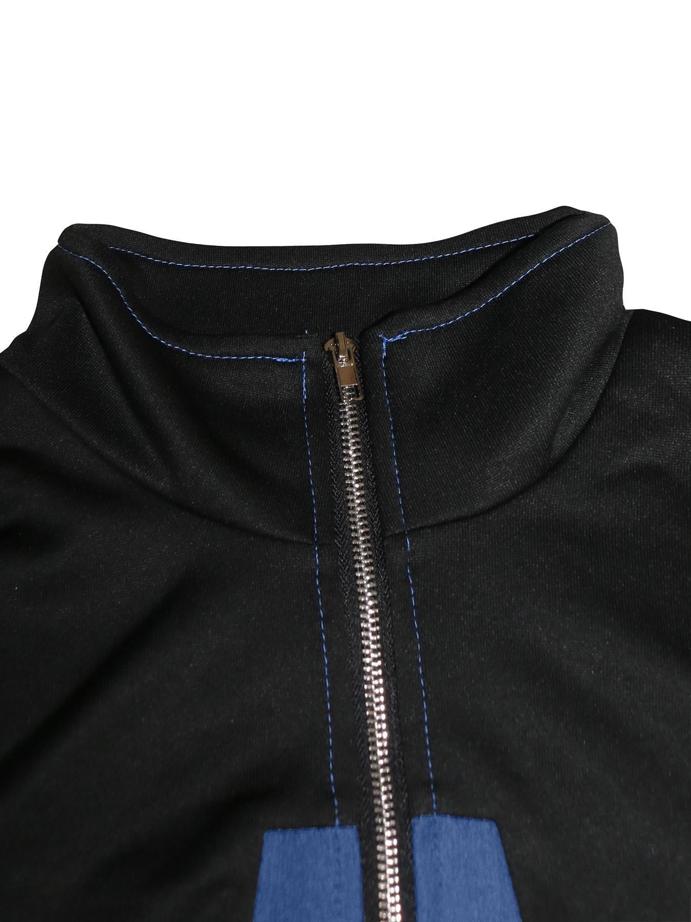 Denim Patchwork Jacket & Long Pant Set Lavish Daily