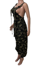 Camouflage Print Baggy Cargo Jumpsuit Lavish Daily