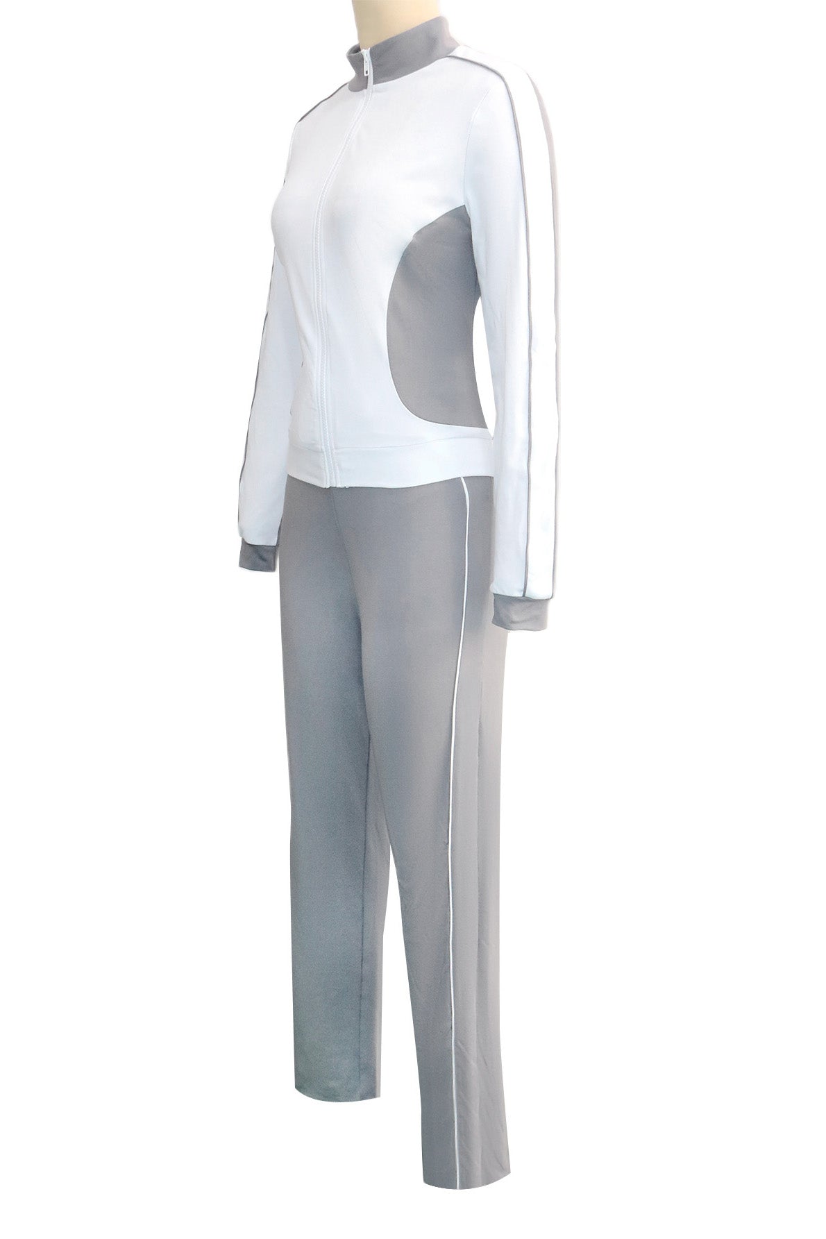 Zip-up Top & Pants Set Lavish Daily