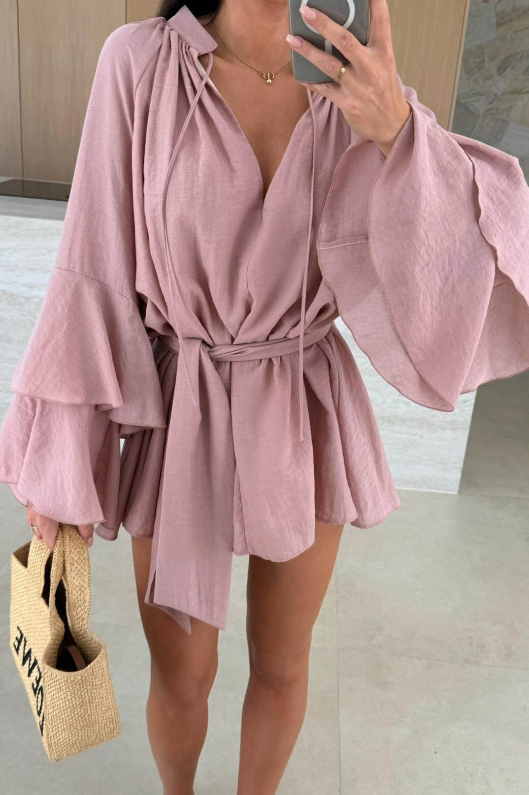 Ruffles Mini Dress Lavish Daily