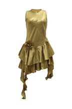 Pleated Ruffle Dress Lavish Daily