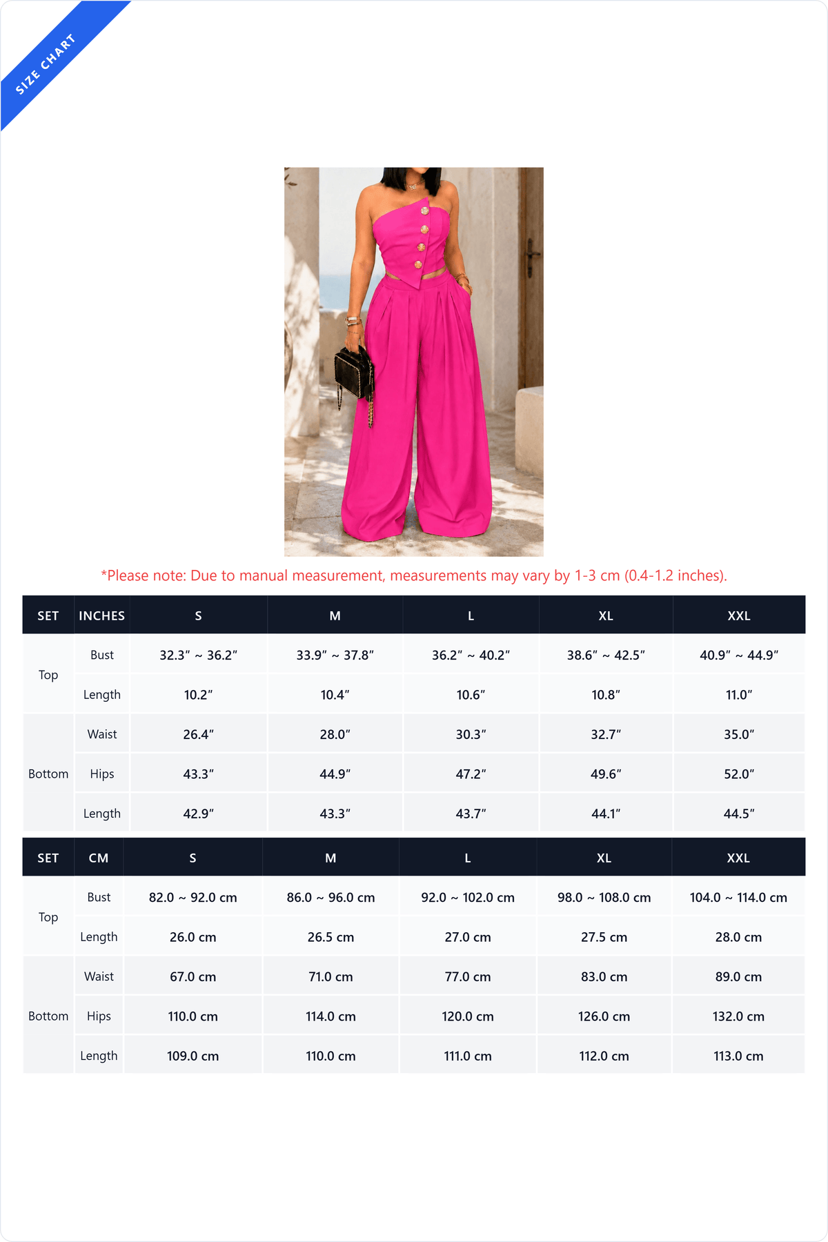 Asymmetrical Bandeau Pant Set Lavish Daily