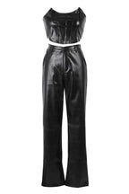 Corset Cutout PU Leather Cargo Set Lavish Daily
