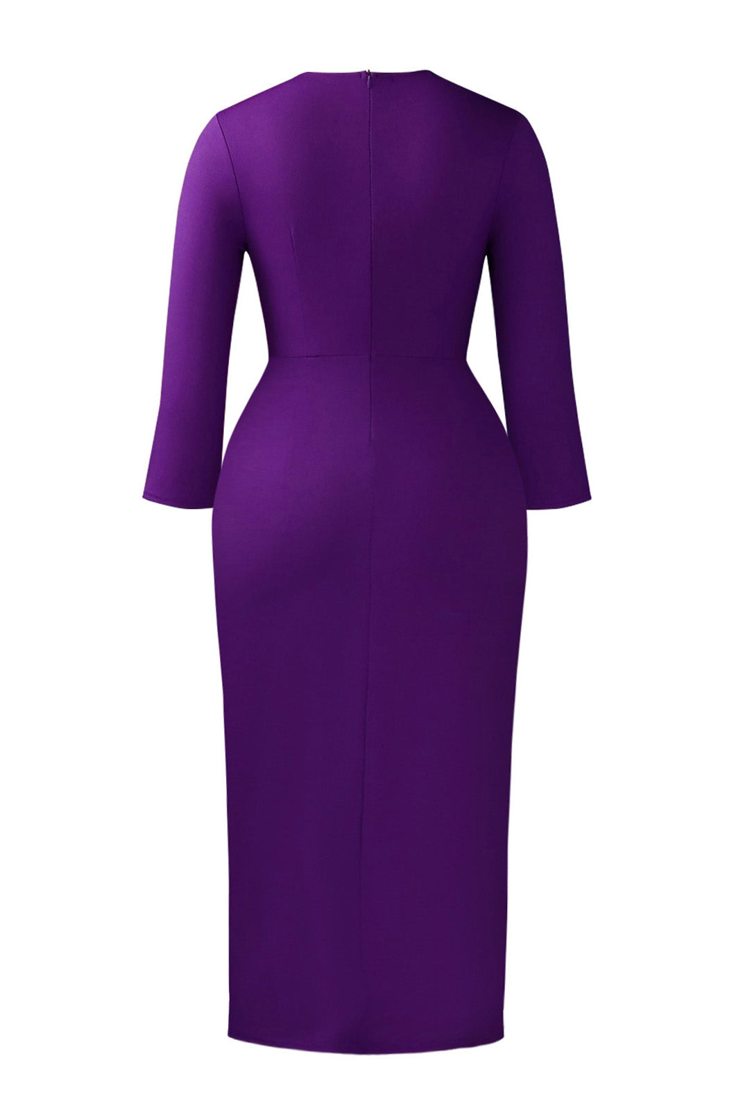 3D Floral Ruffle Pencil Midi Dress Lavish Daily