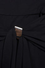 Stretch Off Shoulder Tie Detail Jumpsuit Lavish Daily