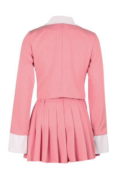 Preppy Chic Blazer & Skirt Set Lavish Daily